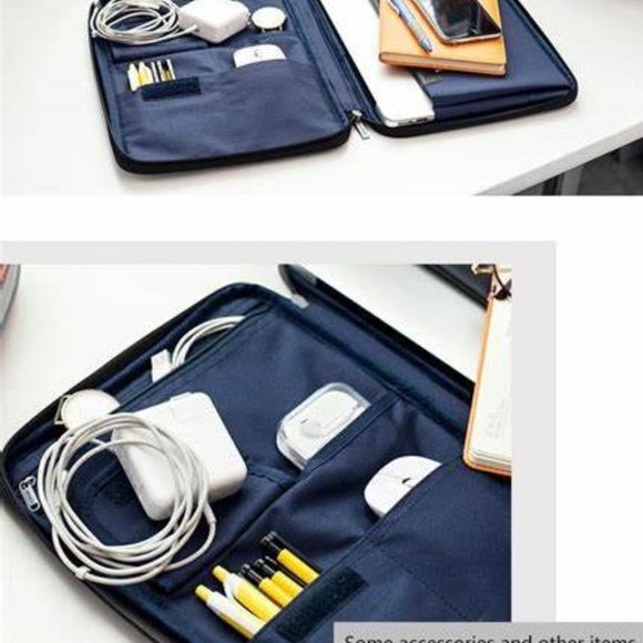 Paisley Organizer Planner Document with Travel Handle - Picture 3 of 3